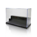 3 Étapes Acrylique Display Box Cover, Crystal Acrylic Showcase / Boxes